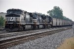 Tied down westbound grain train